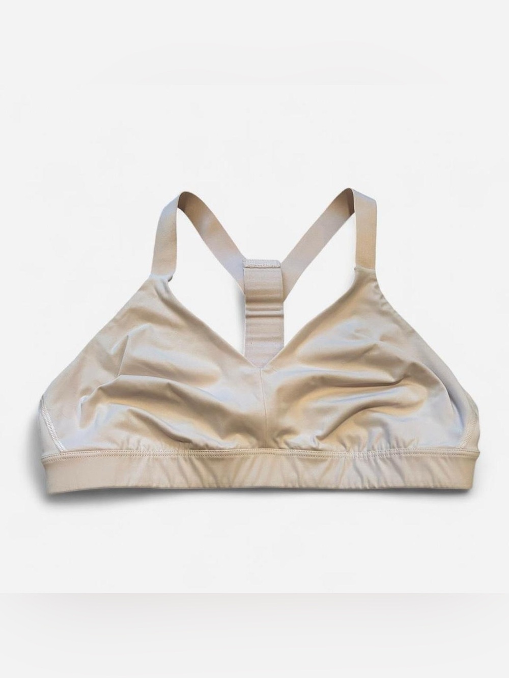 Athleta Tan/Nude Racerback Sports Bra
